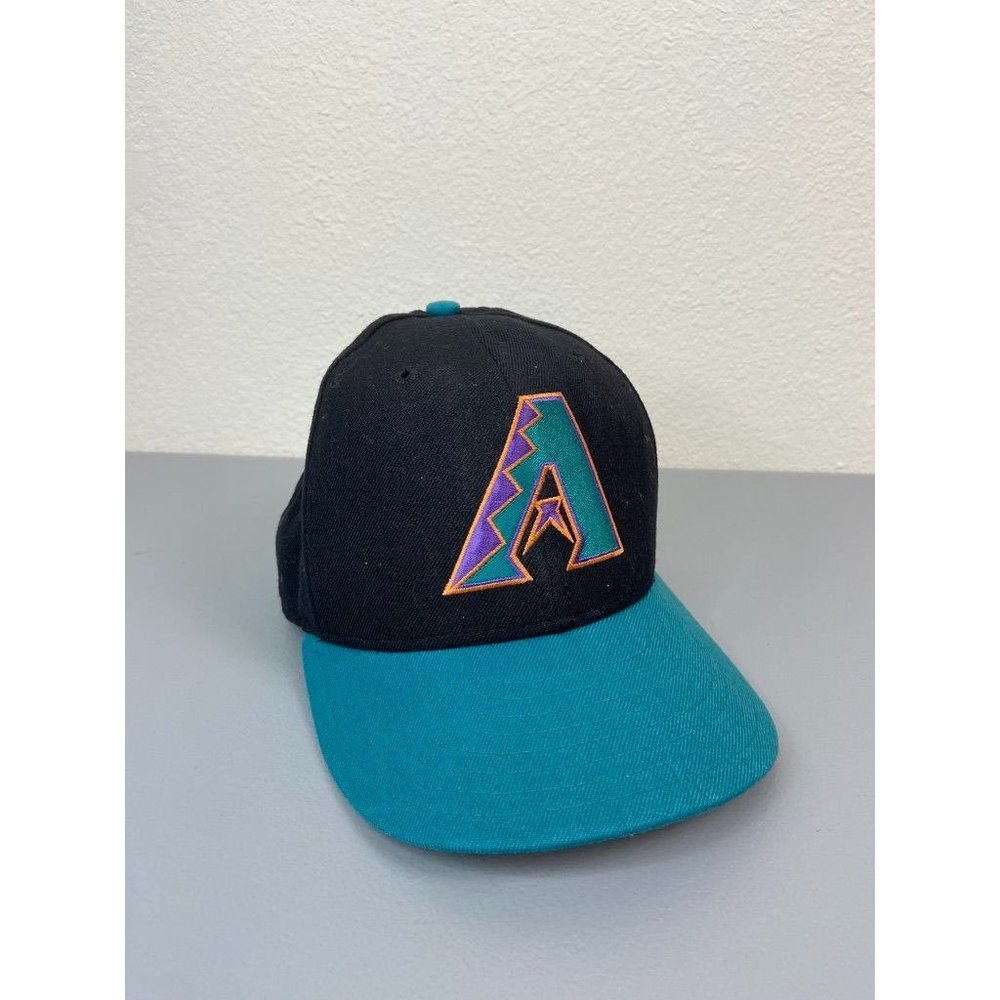 MLB Arizona Diamond‎ backs men's vintage 100% wool baseball hat size 6 5/8
